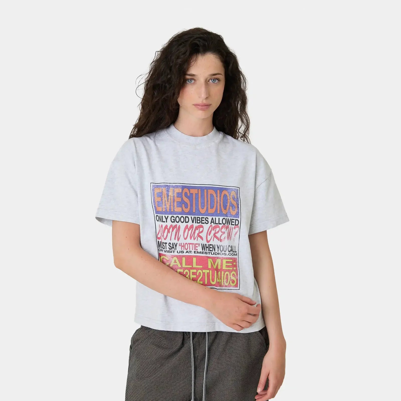 By Your Name Heather Grey Oversized Tee - Always Grateful