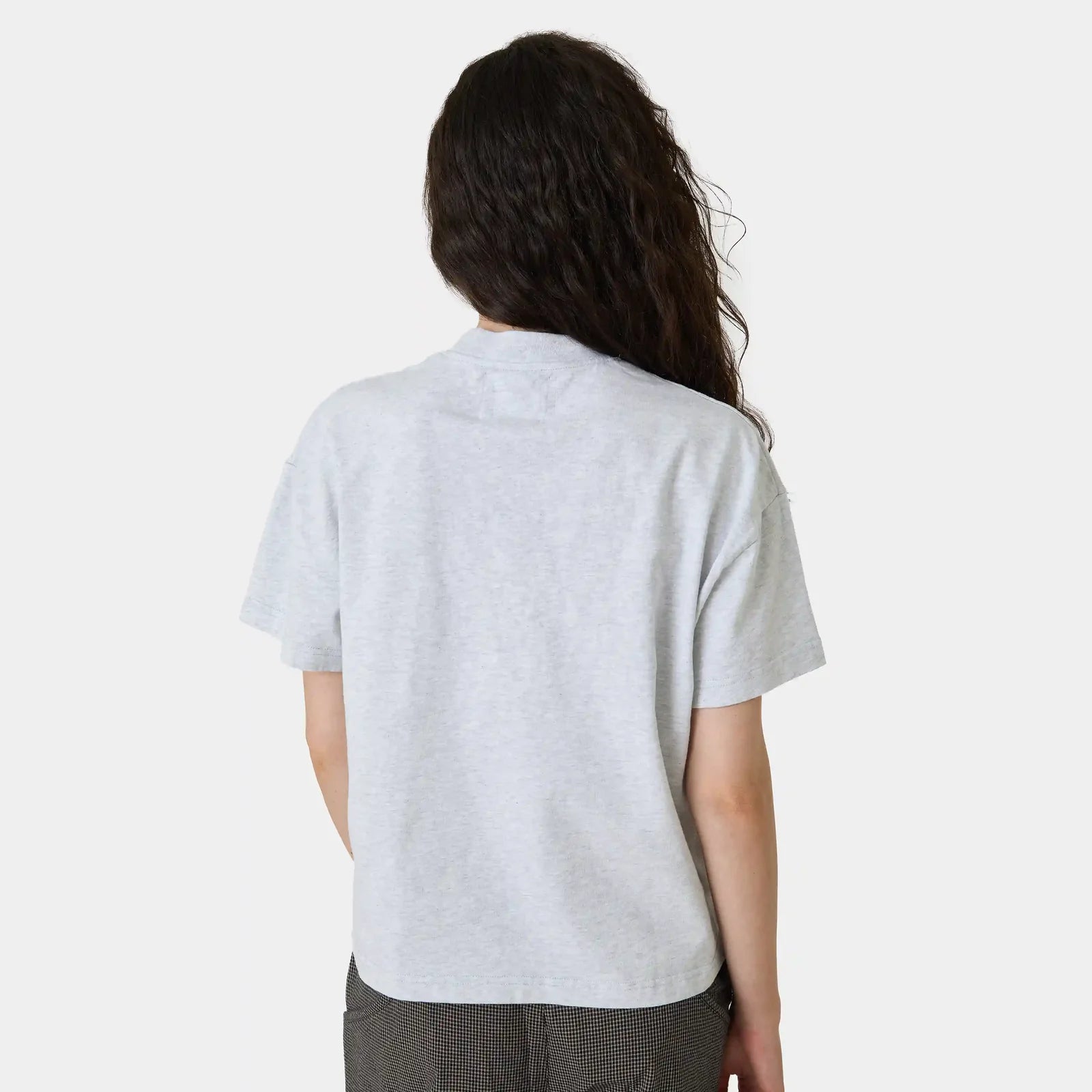 By Your Name Heather Grey Oversized Tee - Always Grateful