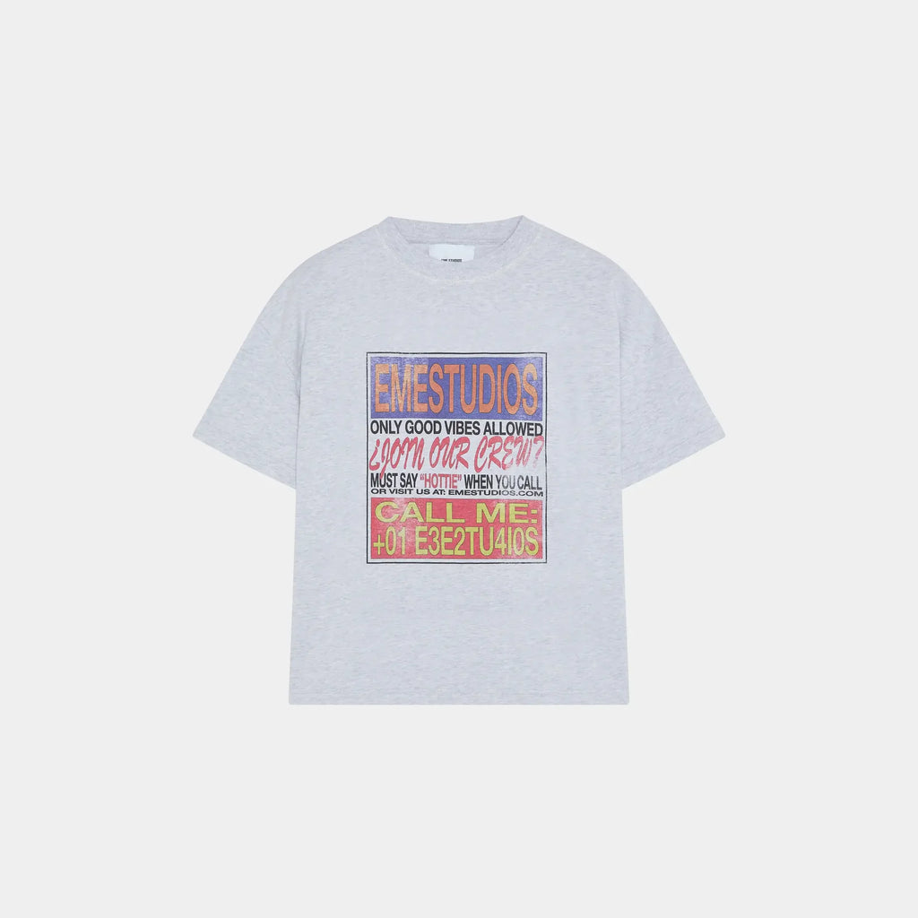 By Your Name Heather Grey Oversized Tee - Always Grateful