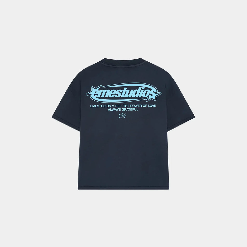 Boundless Navy Oversized Tee - Always Grateful