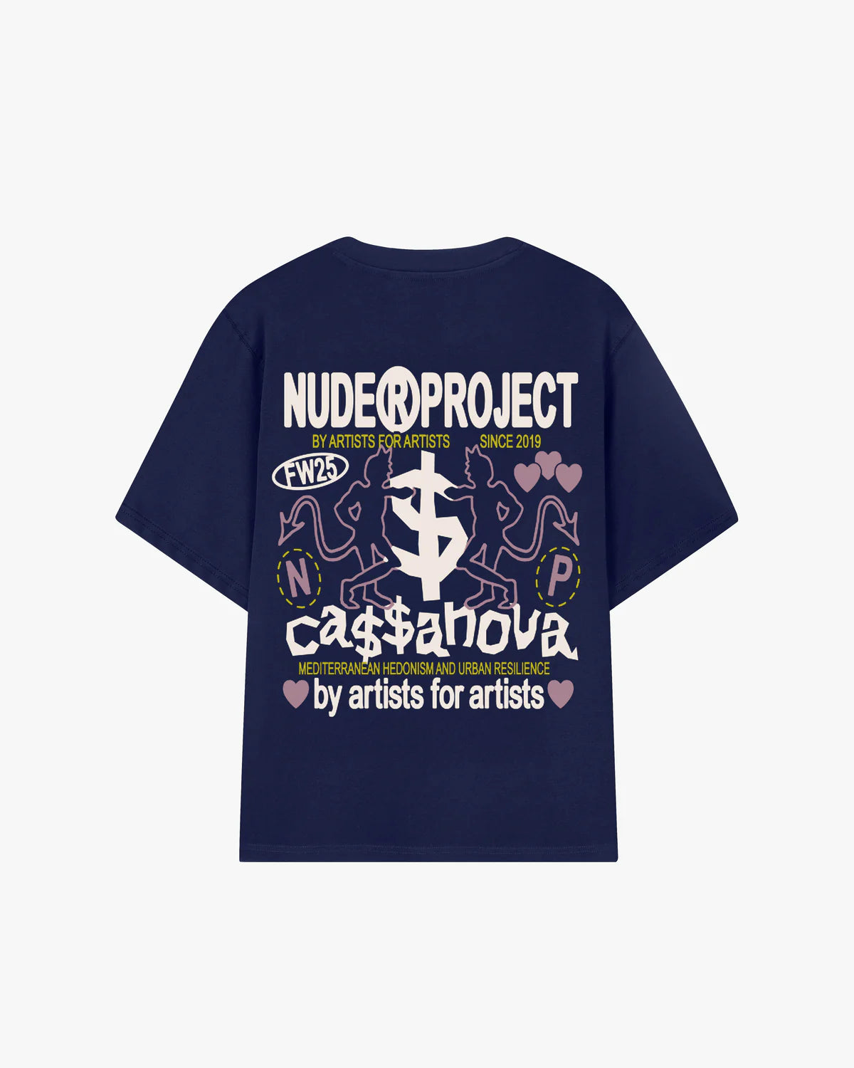 Camiseta Cassanova Azul Marino – Nude Project