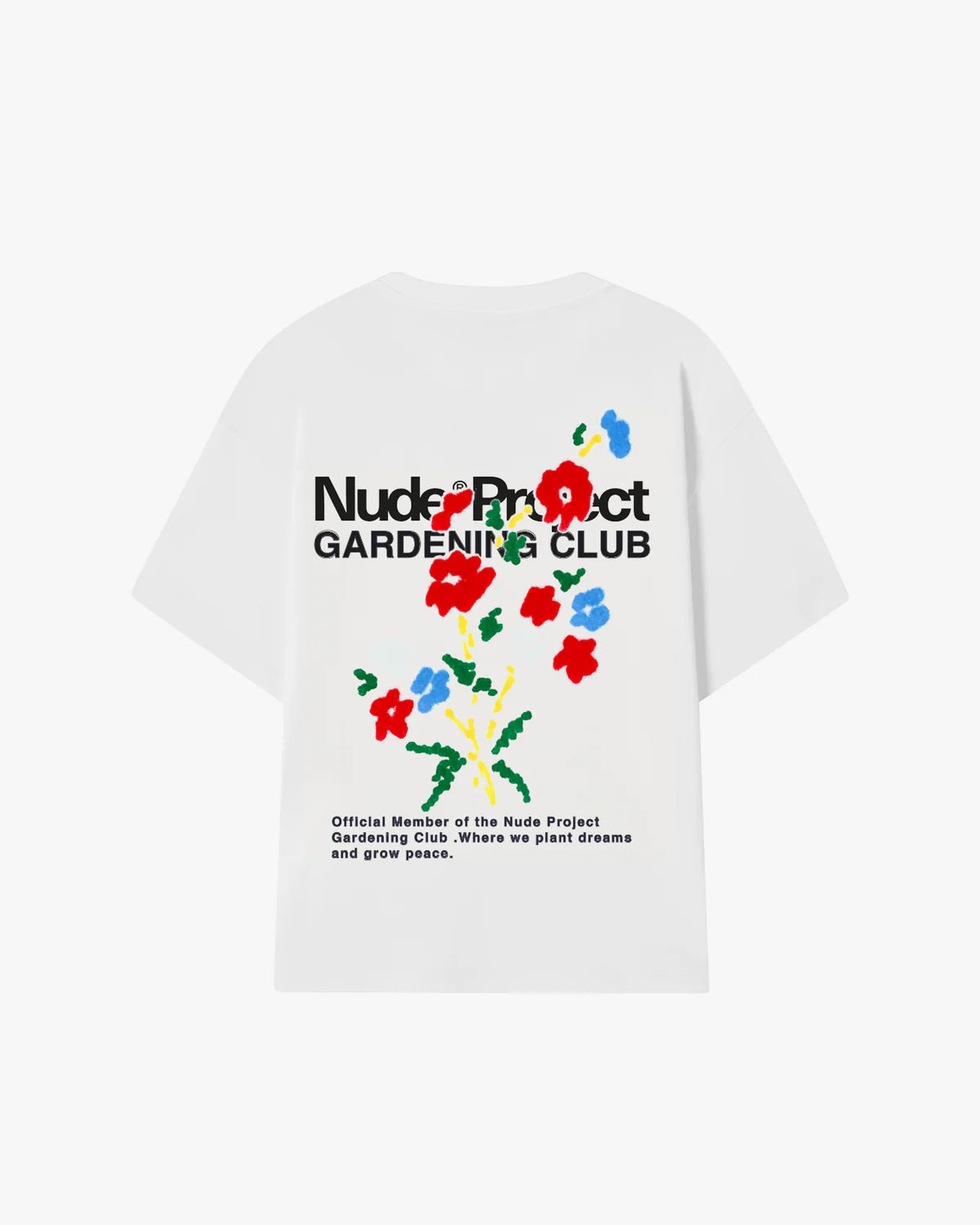 Floreta Tee White - Nude Project