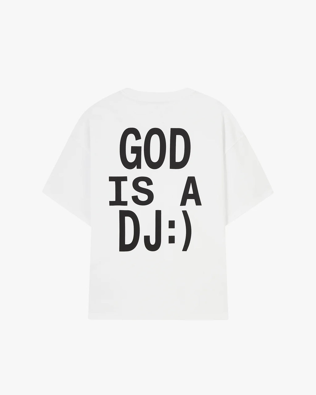 Camiseta God is a DJ – Nude Project