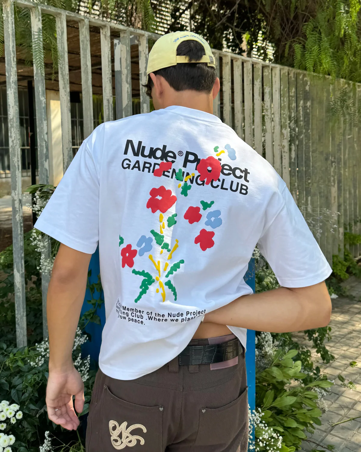 Floreta Tee White - Nude Project