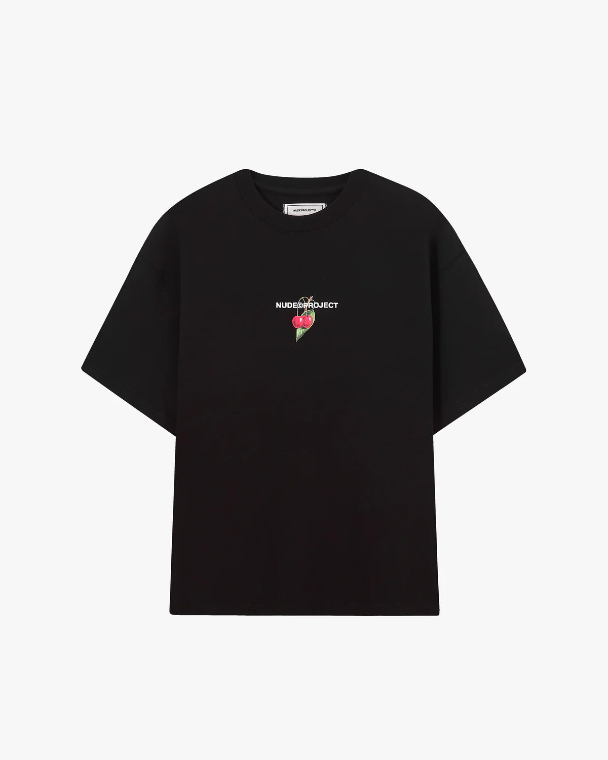 Camiseta Locally Hated Cherry Negra - Nude Project