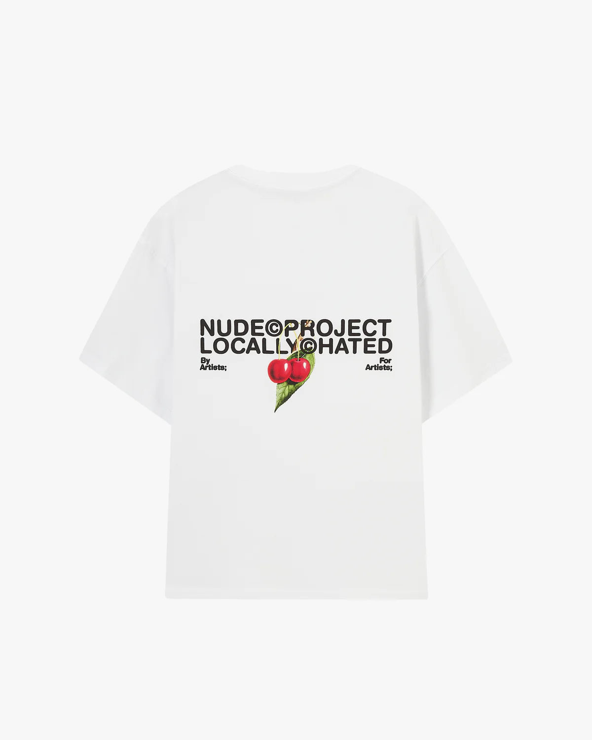 Camiseta Locally Hated Cherry Negra - Nude Project