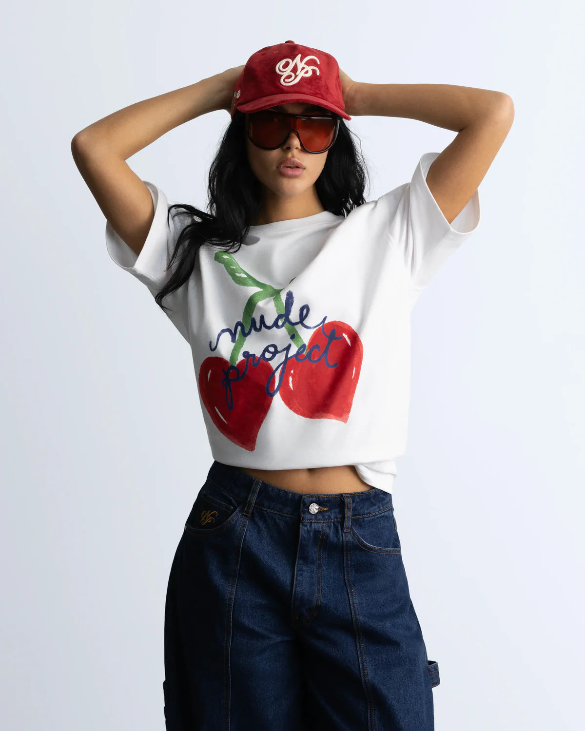 Berry Tee Black – Nude Project