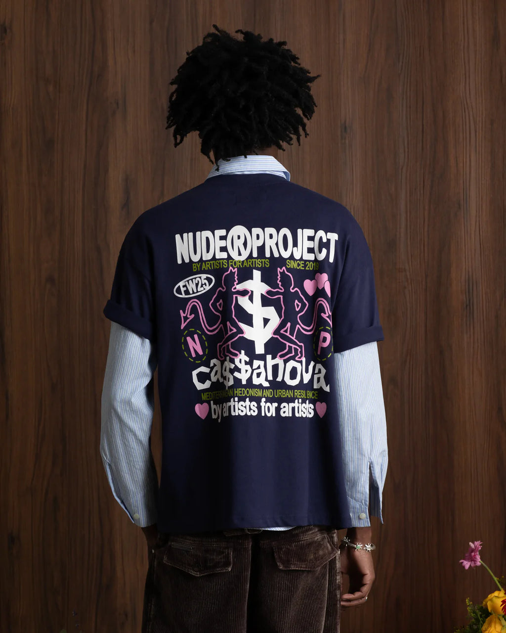 Camiseta Cassanova Azul Marino – Nude Project