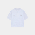 Loop Heather Grey Oversized Tee - Always Grateful - Eme Studios