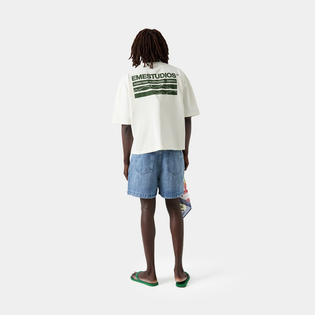 Radar Off Sand Oversized Tee - Eme Studios