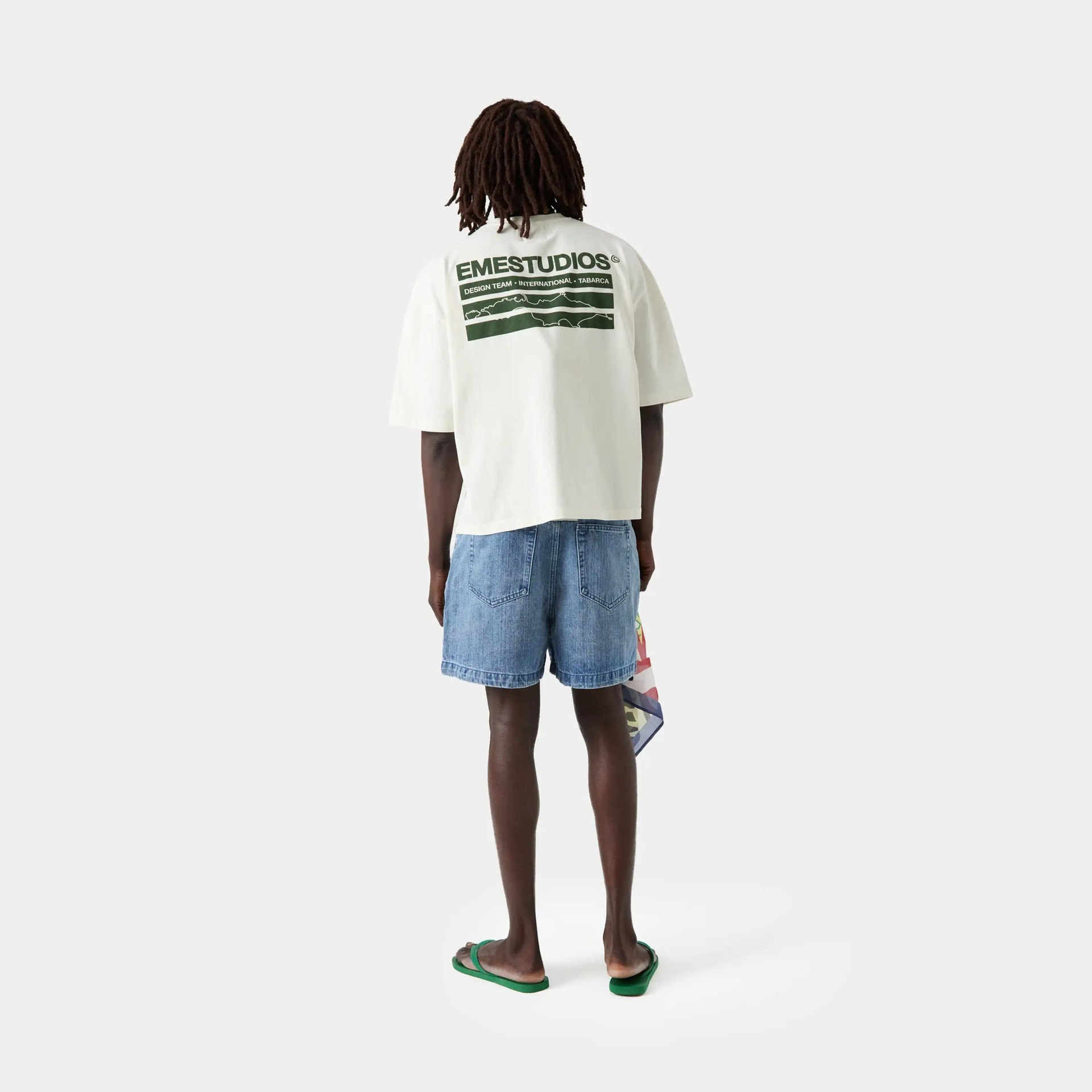 Radar Off Sand Oversized Tee - Eme Studios
