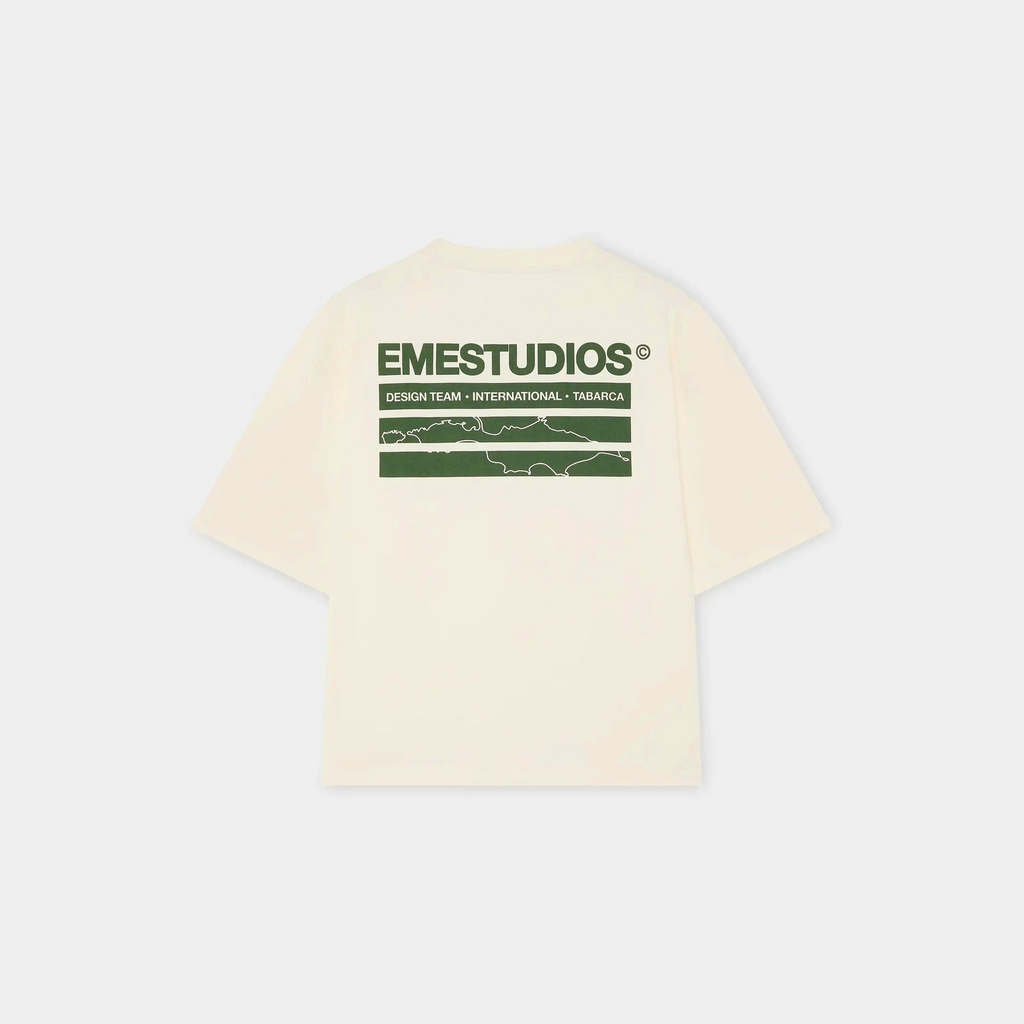 Radar Off Sand Oversized Tee - Eme Studios