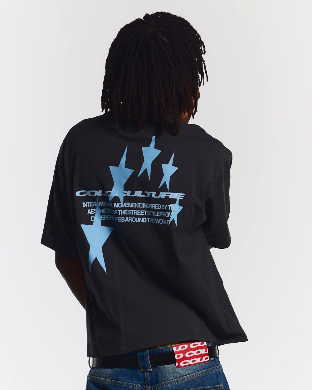 COSMOS ARC TEE SMOKEY GREY - Cold Culture