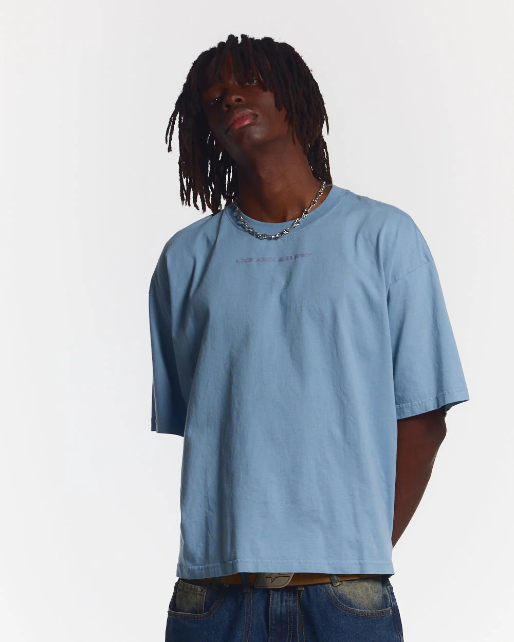 COSMOS ARC TEE SMOKEY GREY - Cold Culture