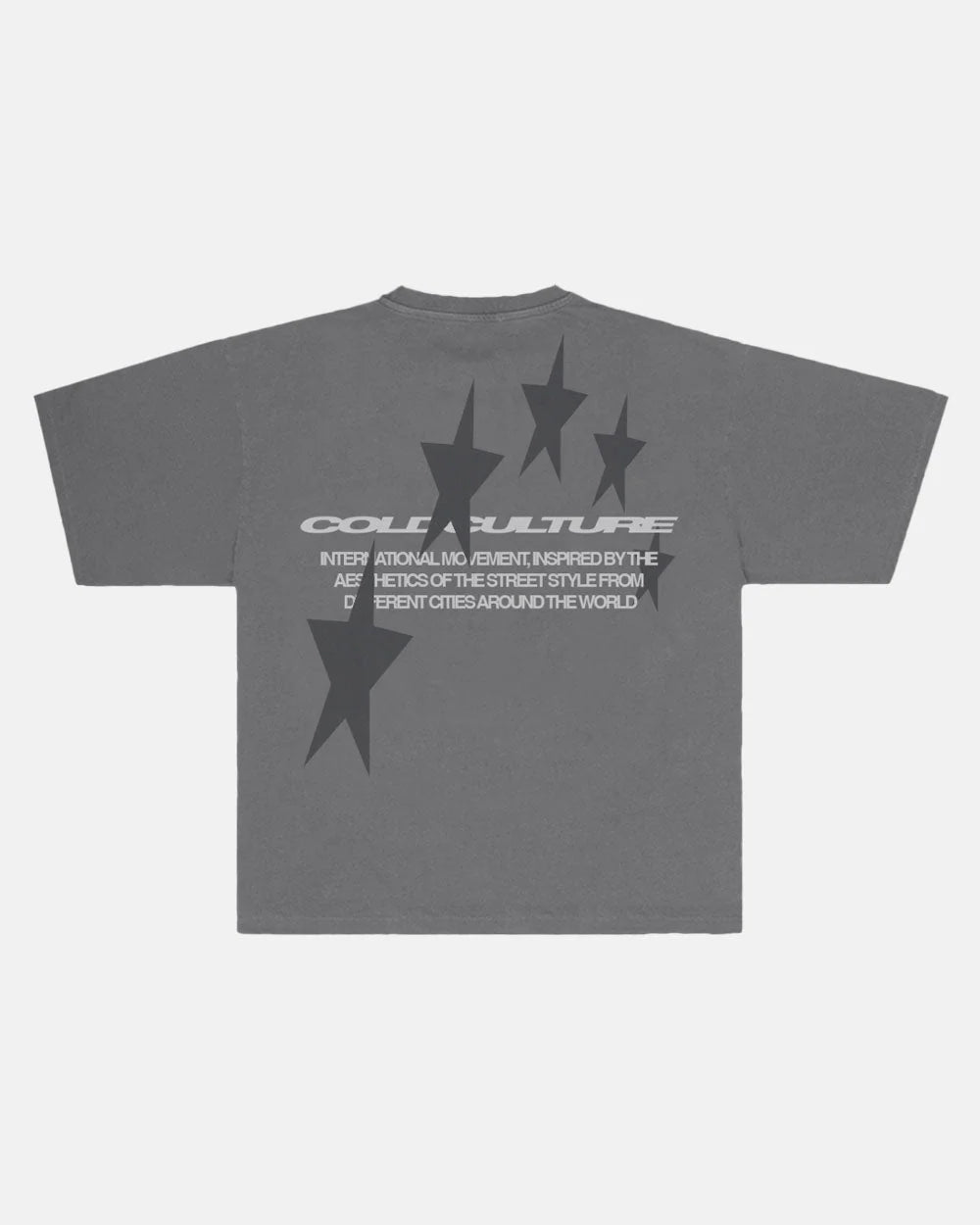 COSMOS ARC TEE SMOKEY GREY - Cold Culture