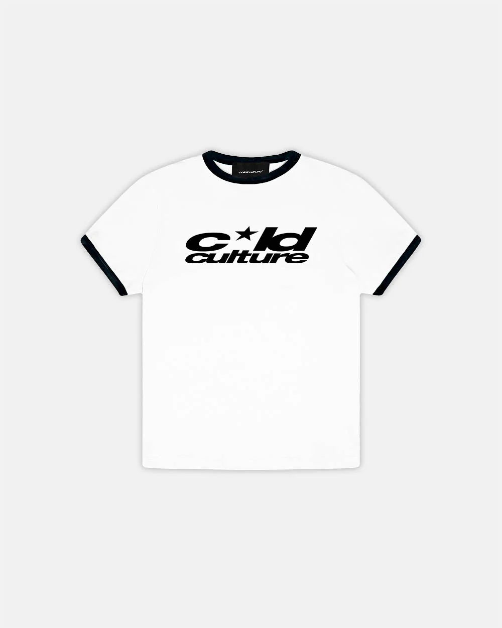HARPER TEE WHITE AND BLACK - Cold Culture