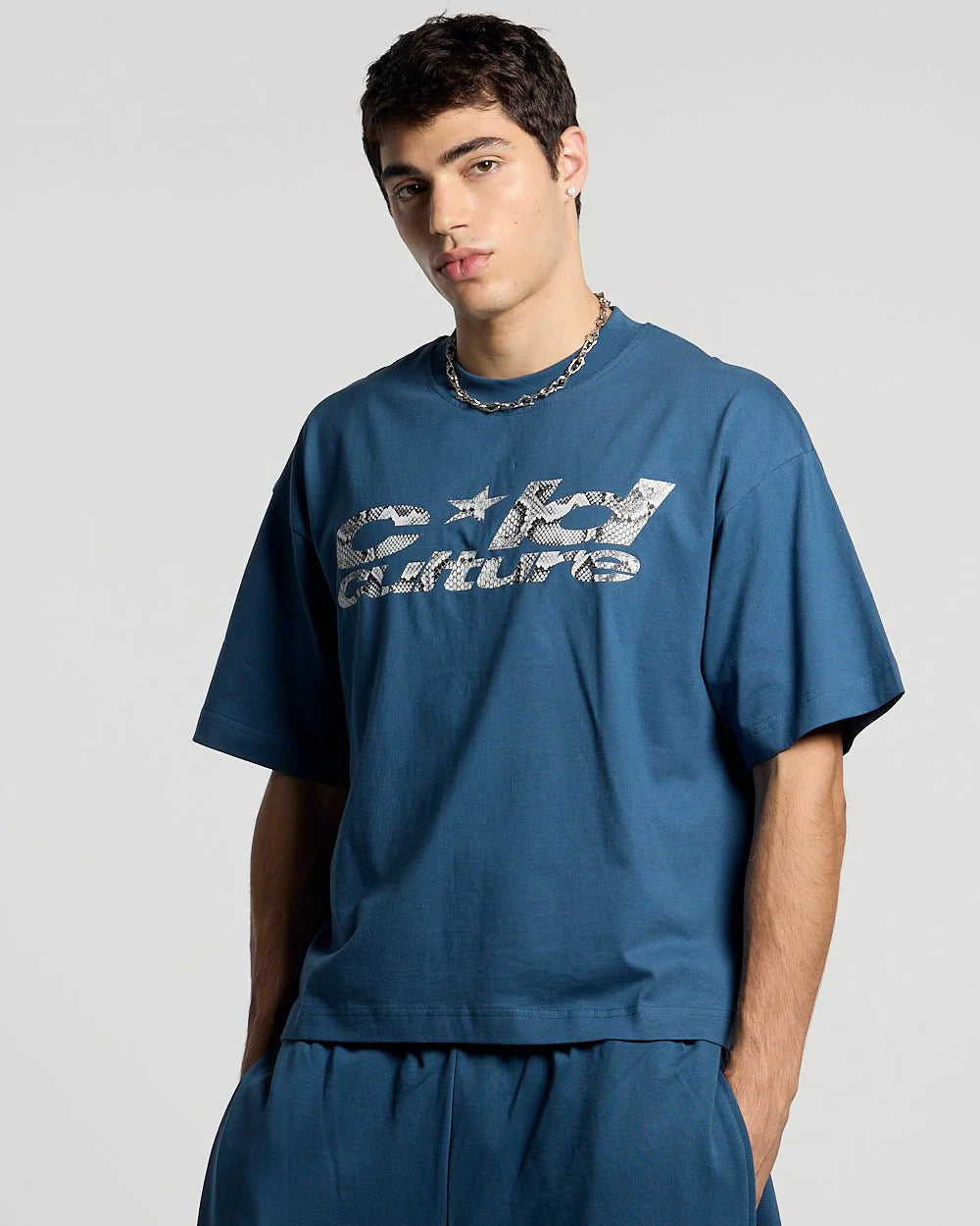 WILD SNAKE TEE BROWN - Cold Culture